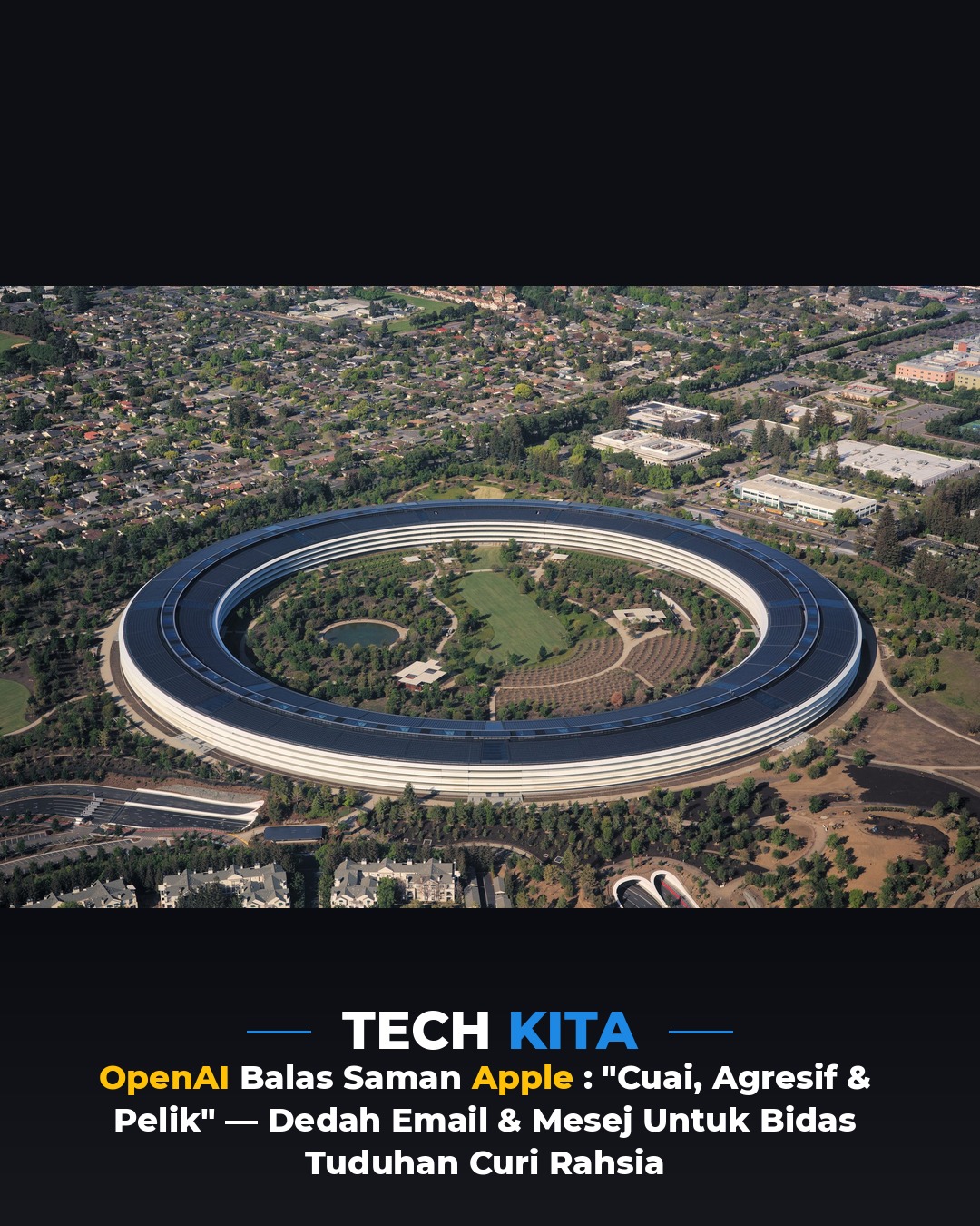 OpenAI Balas Saman Apple: