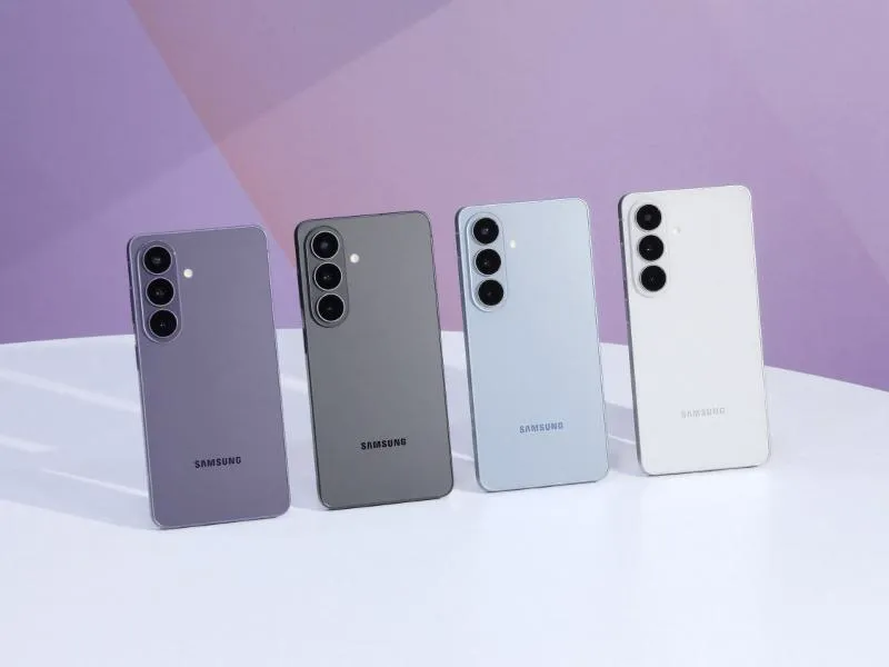 Warna Samsung Galaxy S26 series — White, Black, Cobalt Violet, Sky Blue